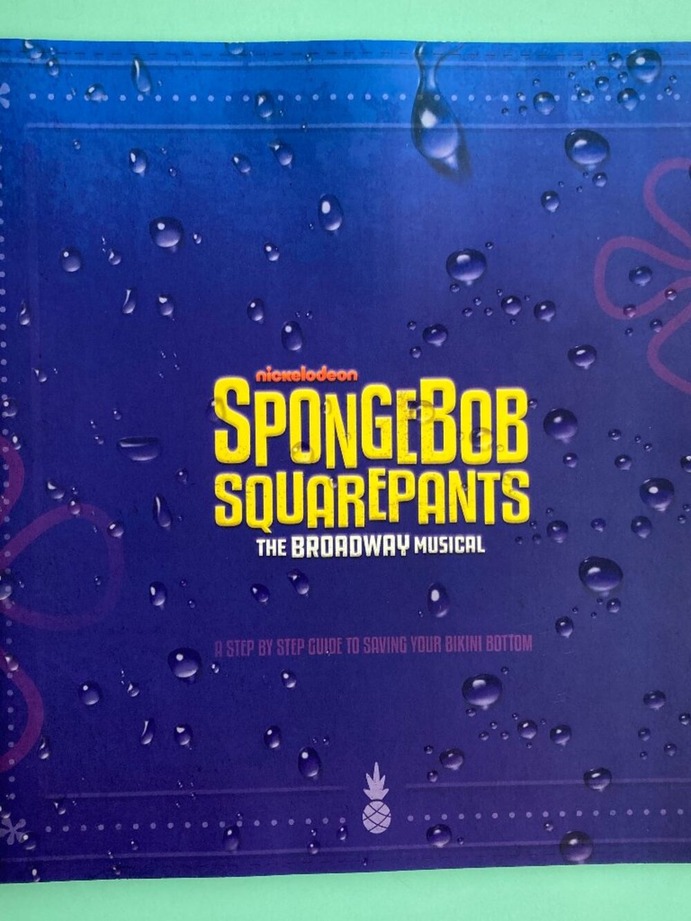 Souvenir Program SpongeBob SquarePants: The Broadway Musical 2018 Ethan Slater
